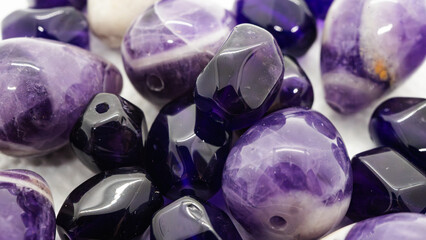 アメジスト　タンブルカット