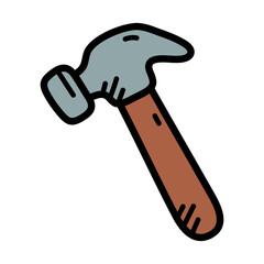 Hammer Doodle Illustration