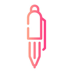 Obraz premium pen Line Gradient Icon