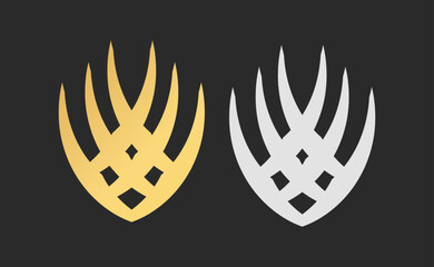 Colorful abstract background with geometric shapes.