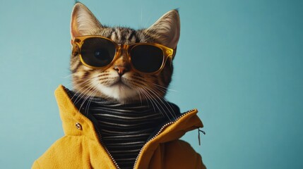 Obraz premium Cool Cat in Sunglasses