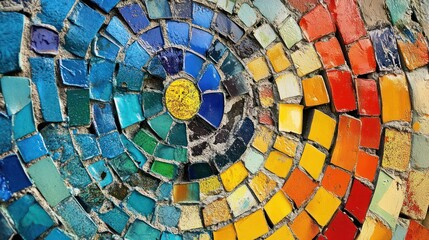 Fototapeta premium Abstract design background It combines sustainability with the creation of digital art.