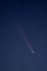 Comet at night 