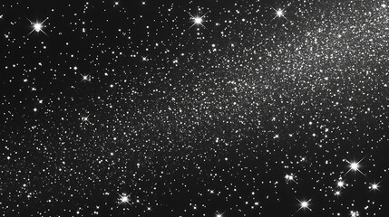 stunning display of stars against dark background, creating magical atmosphere
