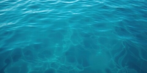 Obraz premium Tranquil aquamarine water surface with gentle ripples, serene, surface