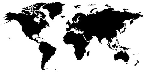 world map vector png