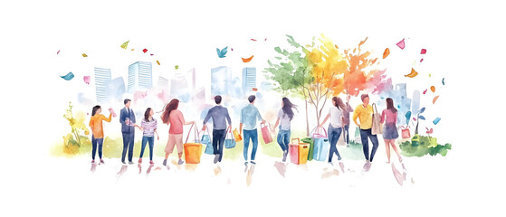 Innovative Recycling Activities in Different Locations: Engaging Scenes of Volunteers, Teens, and Children Participating in Eco-Friendly Efforts Across Parks, Beaches, Schools, and Festivals