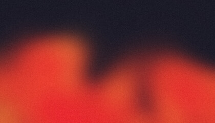 Red orange dark color grainy gradient backdrop design. Abstract glowing color flow, vibrant shaped colors from light to dark background, smooth colors flow