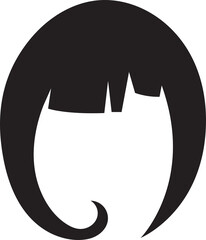Woman Hairstyle Icon Illustration