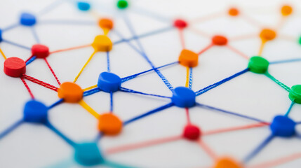 Obraz premium Smart digital Innovation city with connection network reciprocity over the cityscape. of future smart wireless digital city and social media networking systems that connects people with in city