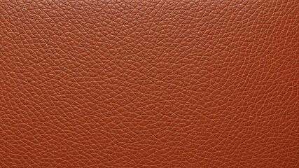Fototapeta premium Close-up of brown leather texture with natural wrinkles and unique grain pattern, natural, close-up