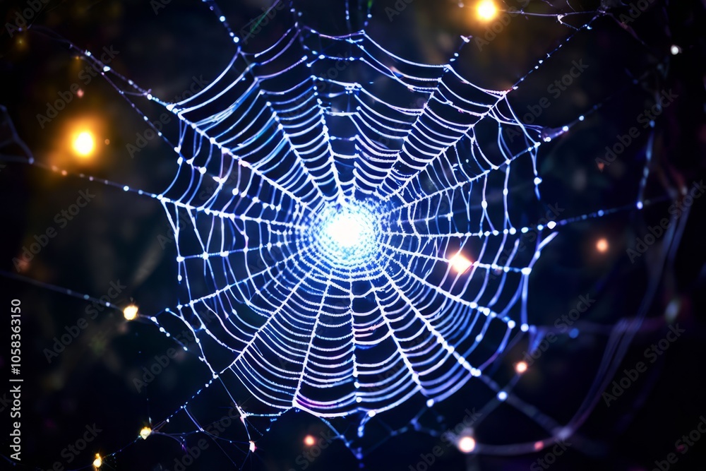 Wall mural cosmic web an intricate web of stars connects the universe a com