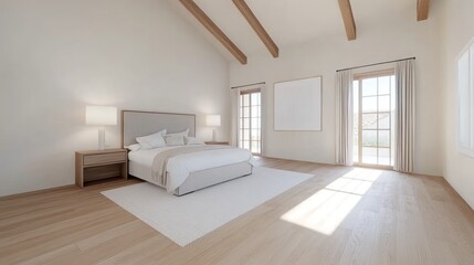 Modern Farmhouse Bedroom Interior Design