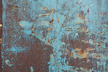 Rusty metal background. Colored steel texture
