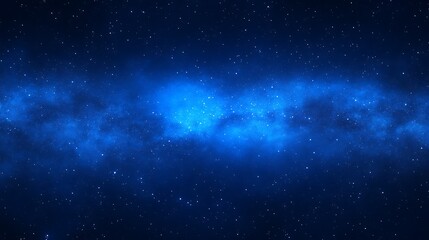 Fototapeta premium A beautiful night sky filled with stars and a band of the milky way Subtle Blur Background with Space for Custom Text