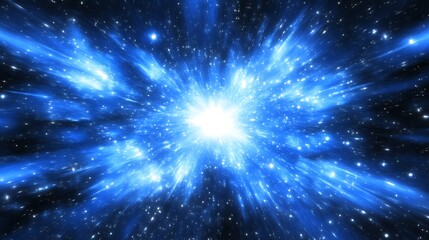 Abstract Blue Space Background with Bright Light Soft Pastel Background for Graphic Design Templates