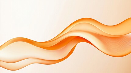 Fototapeta premium Futuristic Smooth Wallpaper with Wavy Liquid-Like Geometric Shapes in Dual Tones