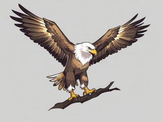 Fototapeta premium american bald eagle