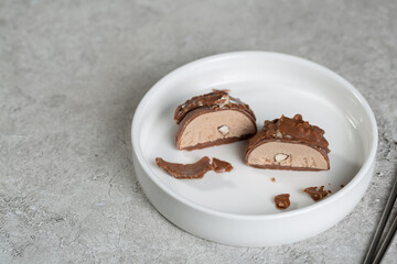 Mochi cakes - sweet Japanese dessert with nuts