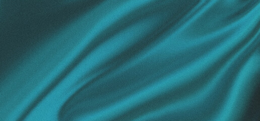 Elegant Teal Gradient with Soft Flowing Textures - Ideal for Tranquil Design Themes.