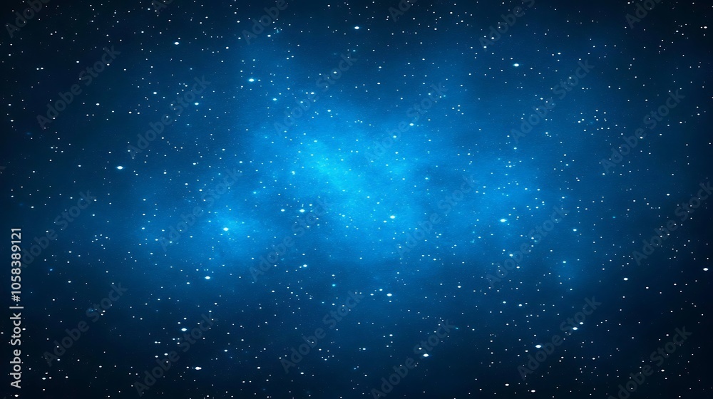 Wall mural night sky with stars and nebula for background usage in different media