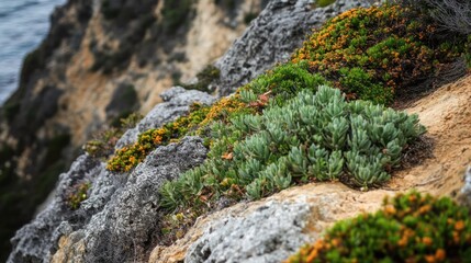 Coastal Cliffside Flora