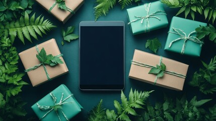 Sustainable gifting embracing eco-friendly packaging and technology in nature-inspired celebrations