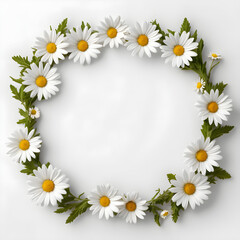 Simple daisy chain laying horizontally