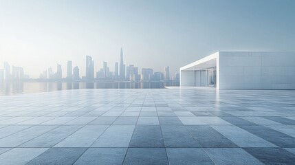 Fototapeta premium Opera House and Modern Architecture with City Skyline, Financial District, Urban Landscape, and Commercial Setting