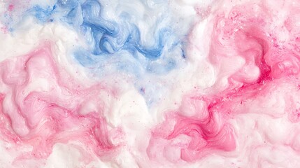 Fototapeta premium Abstract Swirling Pink and Blue Background for Design Projects Minimalist White Background with Space for Text