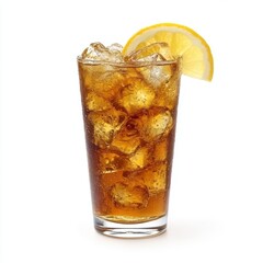 Long Island iced tea isolated on white background