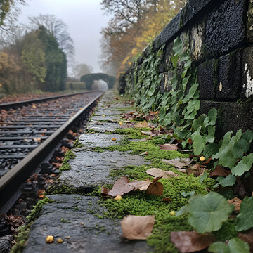 old railroad tracks