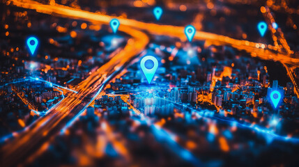 Smart digital Innovation city with connection network reciprocity over the cityscape. of future smart wireless digital city and social media networking systems that connects people with in city