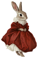 Obraz premium PNG Bunny animal painting vintage.