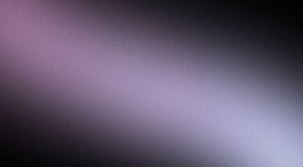 Magenta blue gray black grainy gradient backdrop design. Abstract glowing colors from dark to light, Vibrant color flow shaped grainy gradient texture, ideal for any project