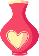 Heart vase icon
