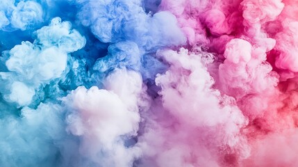 Fototapeta premium Abstract Colorful Smoke Background for Design, Abstract Colorful Smoke Background for Web Design, Colorful Smoke Background for Social Media Minimalist White Background with Space for Text
