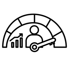 Key performance indicators icon
