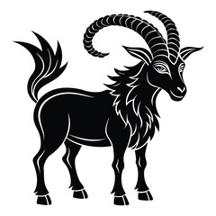 capricorn illustration vector