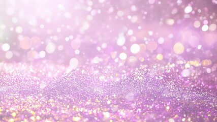A soft pastel pink and lilac background with an ethereal, iridescent glitter effect that shines under the light. - Powered by Adobe