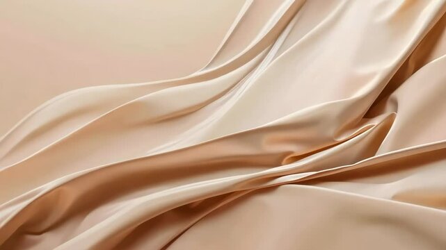  Beige liquid foundation texture background with cosmetic products for beauty concept.