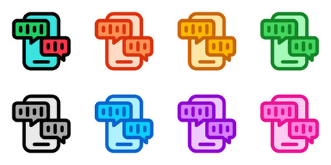 Editable voice recording, message, chat, audio vector icon. Remote work, job, profession, freelance. Part of a big icon set family. Perfect for web and app interfaces, presentations, infographics, etc