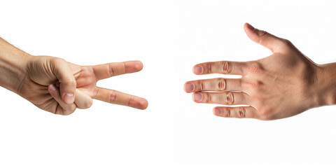 rock, paper, scissors, game, hands,