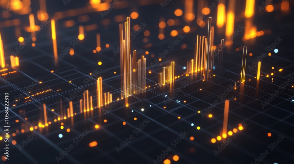 Poster Abstract Data Visualization with Glowing Elements