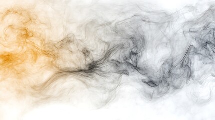 Abstract Smoke Art A Stunning Swirl of Colors and Textures Smooth Blue Background with Copy Space for Advertisements