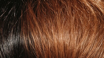 close-up of faded colored hair with copy space and the need for color protection and nourishing treatments.