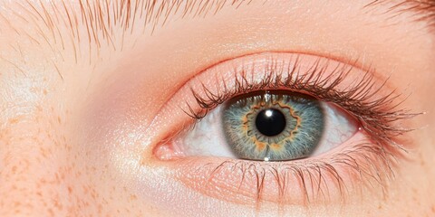 Obraz premium plants with light blue flowers and copy space.