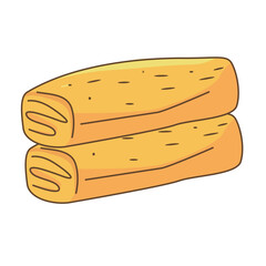 Risolles illustration, Indoenesian Traditional Food