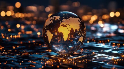 Fototapeta premium Global Network
