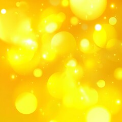 Yellow lights blur Christmas background.